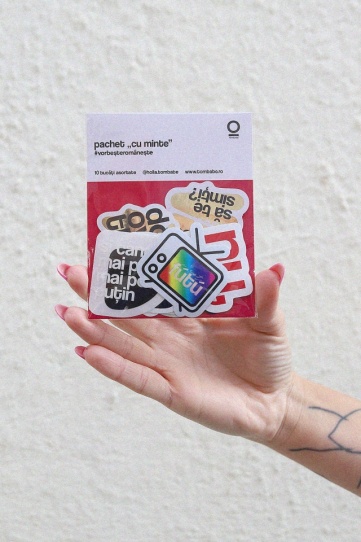 pachet stickere "cu minte"