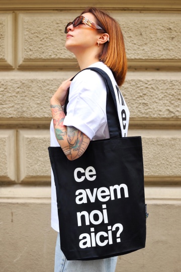 sacosa cu bretele lungi negru "ce avem noi aici?"