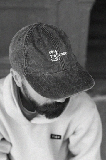 sapca unisex negru "cine v-a lucrat aici?"