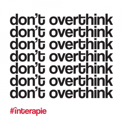 tricou unisex alb "don't overthink" Tombabe & Regina Maria collab. #InTerapie - Img 2