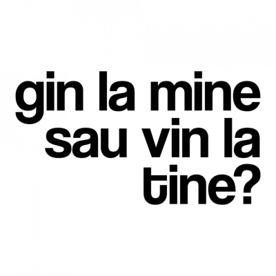 tricou unisex alb "gin la mine" - Img 2