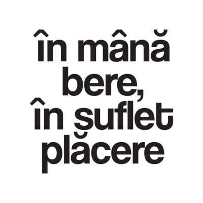 tricou unisex alb "in mana bere" - Img 3