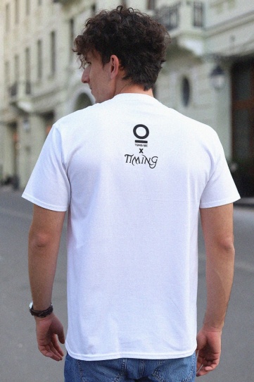 tricou unisex alb "mergem sa dansam?" - Tombabe x Timing Film Collab. - Img 2