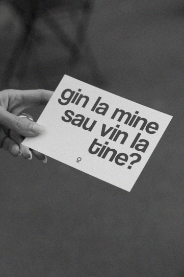 carte postala "gin la mine"
