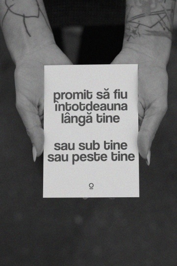 carte postala "promit sa fiu"