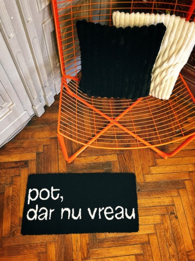 covoras dreptunghiular "pot, dar nu vreau" - Img 2