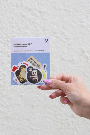 pachet stickere "autentic"