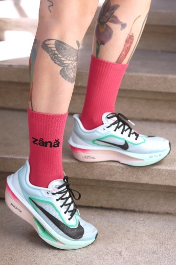 sosete unisex roz "zana"