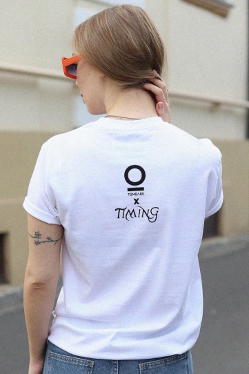 tricou unisex alb "mergem sa dansam?" - Tombabe x Timing Film Collab. - Img 4