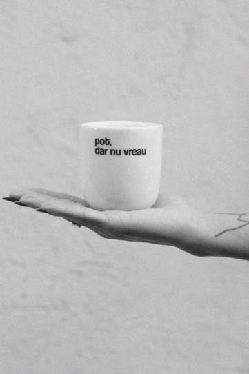 cana ceramica "pot, dar nu vreau" Tombabe x Gruni collab. - Img 2