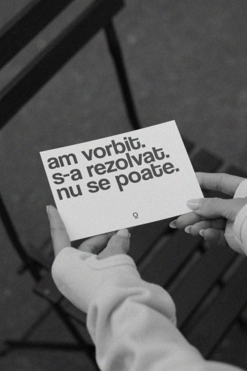 carte postala "am vorbit"