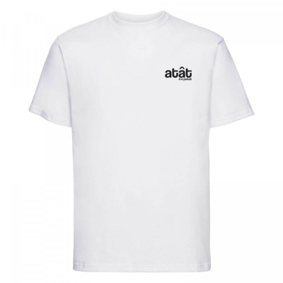 tricou unisex alb "atat s-a putut" - Img 2