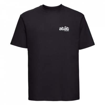 tricou unisex negru "atat s-a putut" - Img 3
