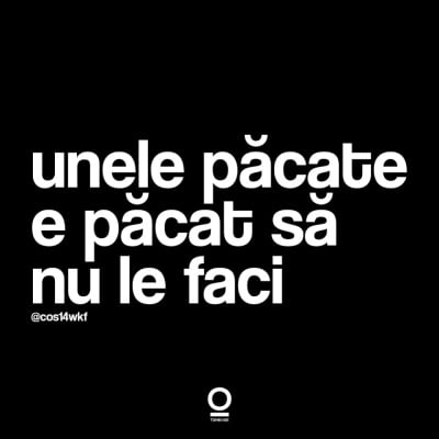 tricou unisex negru "unele pacate" - Img 2
