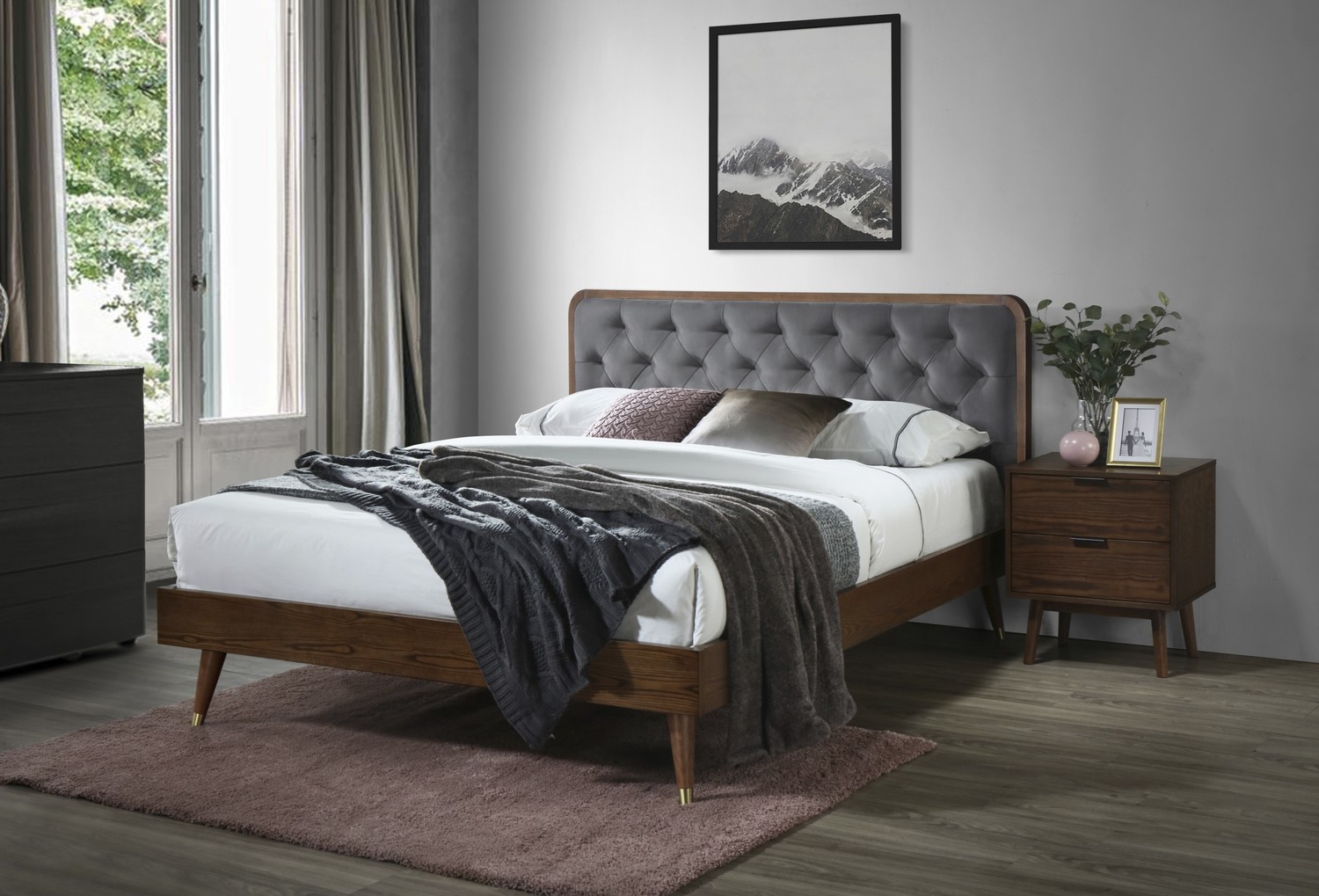 Patul Cassidy – Design elegant, confort superior și funcționalitate pentru orice dormitor