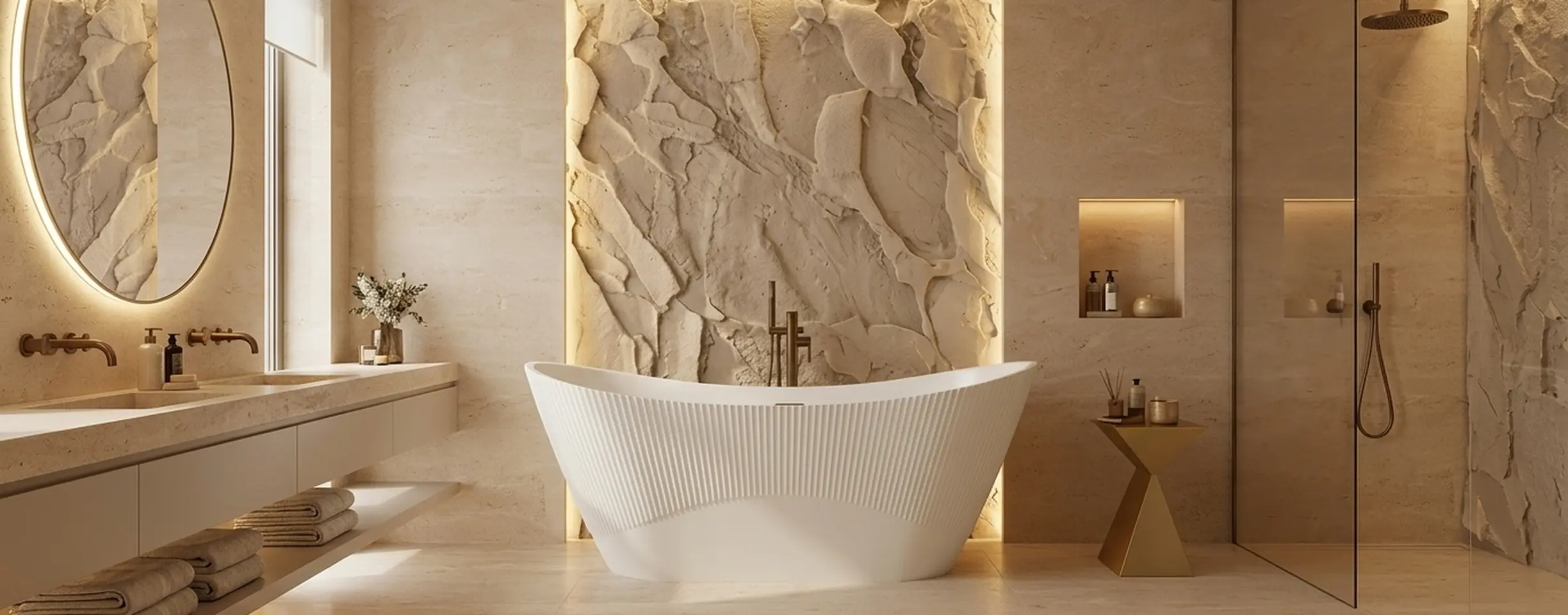 Elemente de baie cu striații – un trend care adaugă eleganță la cel mai inalt nivel
