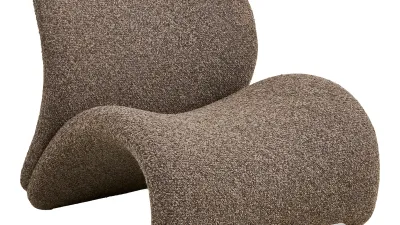 Sofia Lounge Chair Brown – eleganță scandinavă pentru orice interior