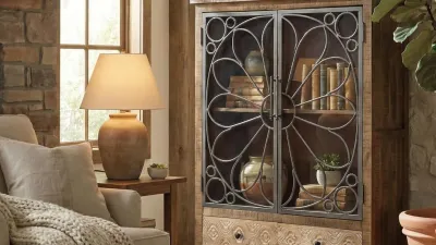 Vitrina Living BROOME de la Giner y Colomer – Eleganță contemporană și rafinament spaniol pentru un living exclusivist