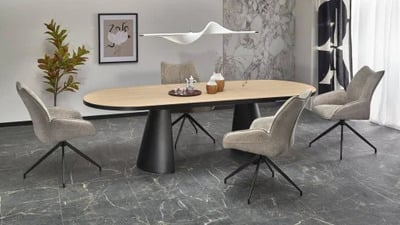 Masa dining extensibilă Giacomo 180-240 cm – combinația perfectă dintre eleganță, funcționalitate și design modern