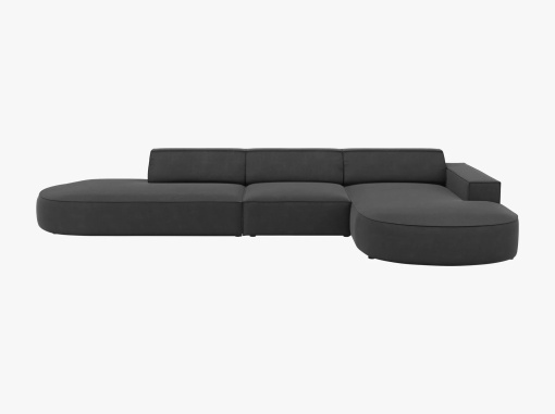 COLTAR JODIE, DREAPTA, 4 LOCURI, 342 CM, DIVERSE CULORI SI MATERIALE, DESIGN DEOSEBIT