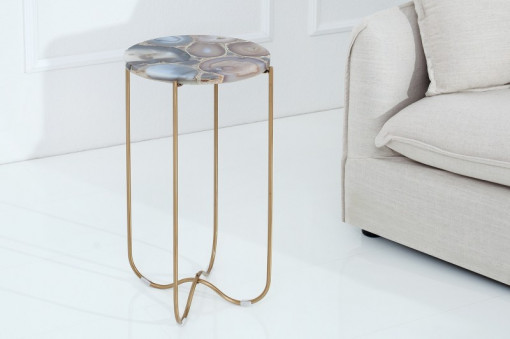 MASUTA DE CAFEA ALBASTRU/AURIU ONYX 38016 - DESIGN MODERN