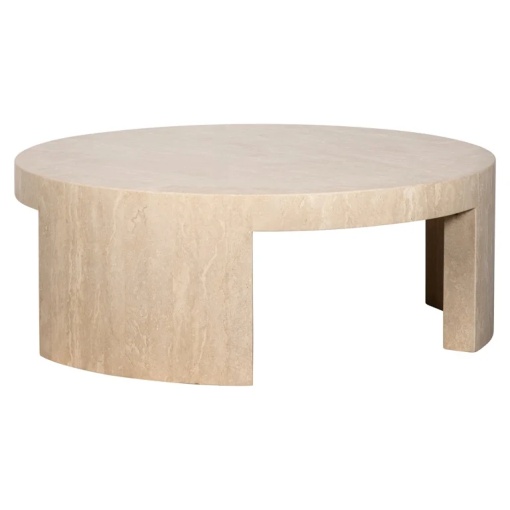 MASUTA DE CAFEA BILTMORE, 8673, BEJ, CONFECTIONATA DIN TRAVERTIN ITALIAN, STIL MODERN