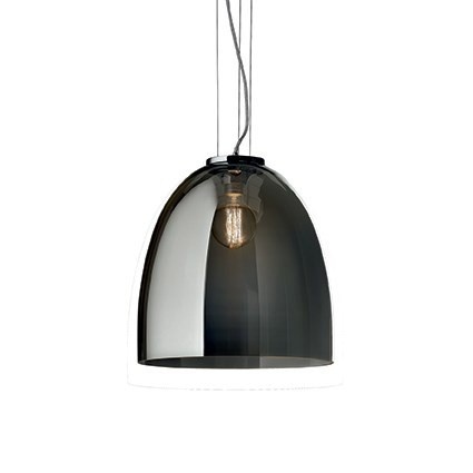 PENDUL EVA SP1 SMALL, FUMURIU, DESIGN SCANDINAV, IDEAL LUX