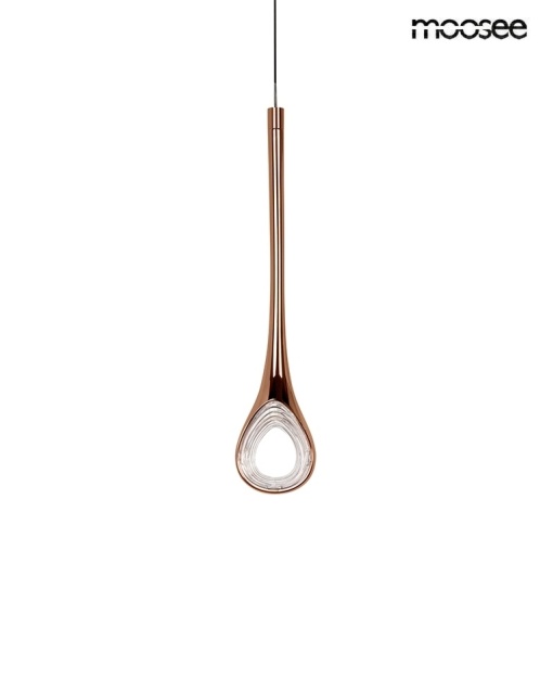 PENDUL MOOSEE VUELO, CUPRU, CONFECTIONAT DIN ALUMINIU SI ACRIL, DESIGN MODERN ELEGANT