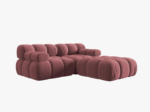 CANAPEA BELLIS, 3 LOCURI, 188 CM, DIVERSE CULORI SI MATERIALE, DESIGN DEOSEBIT