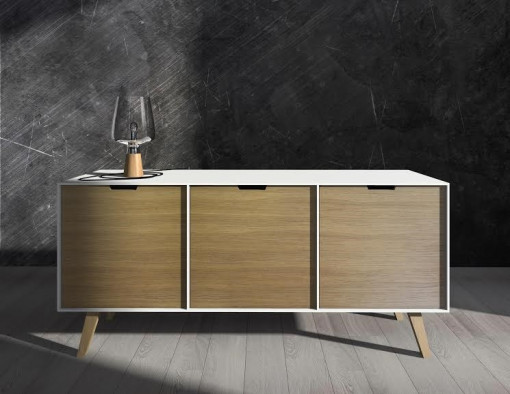 COMODA NORDIC BIG 1 ALB/BEJ - DESIGN SCANDINAV