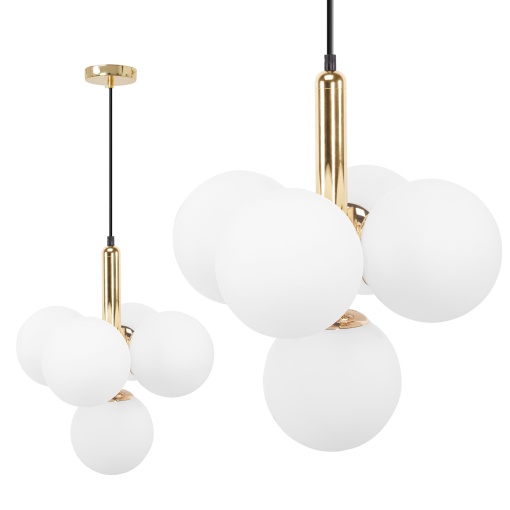 Lampă suspendată APP1574-5CP Gold
