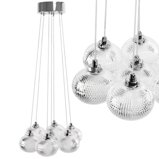 Lampă suspendată MS021-7CP Chrome