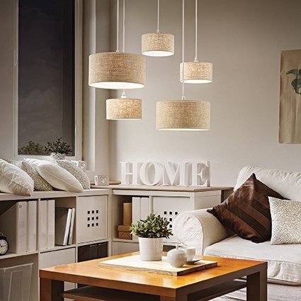 LUSTRA EKOS SP5, CANVAS, DESIGN SCANDINAV, IDEAL LUX