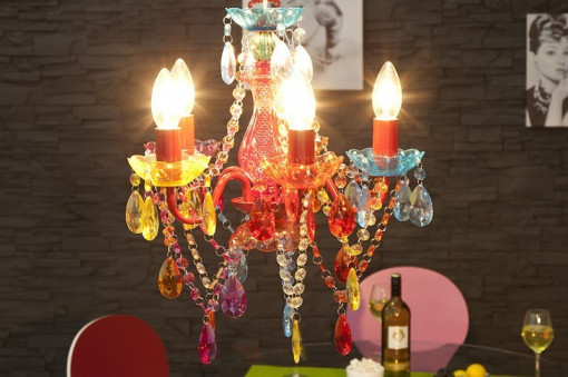 OFERTA !!! CANDELABRU MULTICOLOR KARAT DESIGN CLASIC