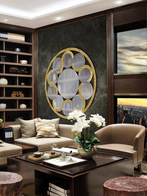 OGLINDA DECORATIVA 120CM, ZENDAYA, COD 619240, AURIE, DESIGN MODERN, SCHULLER