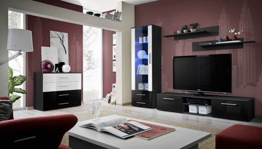 SET LIVING MODULAR CU LED GALINO B 23 ZSWH GB STIL MODERN ASM