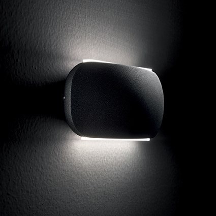 APLICA MODERNA NEAGRA CU LED TEA AP30 - DESIGN AMBIENTAL