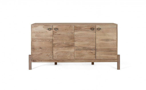 BUFET 180CM, NATURAL, LEMN MASIV DE ACACIA, PRODUS REALIZAT MANUAL GINER Y COLOMER