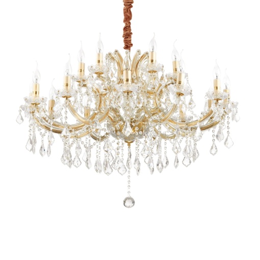 CANDELABRU NAPOLEON SP18, AURIU, DIN STICLA, STIL CLASIC