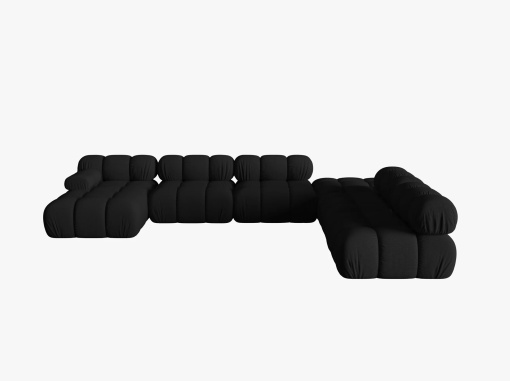 COLTAR MODULAR BELLIS, DREAPTA, 6 LOCURI, 376 CM, DIVERSE CULORI SI MATERIALE, DESIGN DEOSEBIT