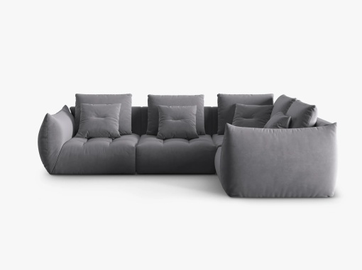 COLTAR MODULAR BLOOM DREAPTA, 4 LOCURI, 316 CM, DIVERSE CULORI SI MATERIALE, DESIGN DEOSEBIT