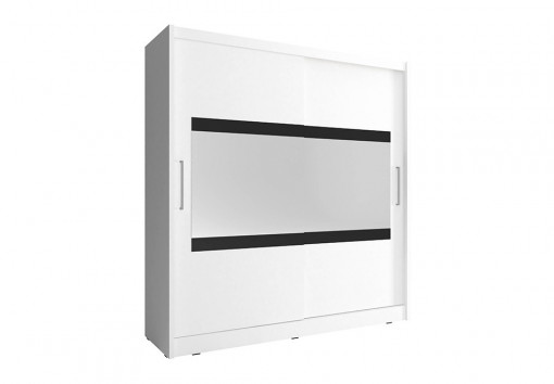 DULAP DORMITOR MAJA IV 180 ALB DESIGN MODERN PSK