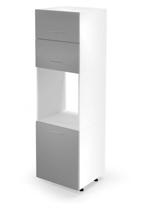 DULAP + MASCA CUPTOR VENTO DP-60/214, ALB/CENUSIU DESCHIS,STIL MODERN HALMAR