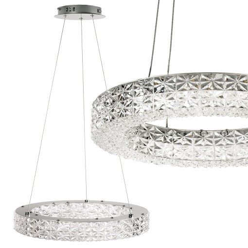 Lampa LED MS004-CP 40cm CHROME