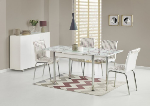 MASA EXTENSIBILA DE BUCATARIE STANBUL 2 - DESIGN MODERN - HALMAR