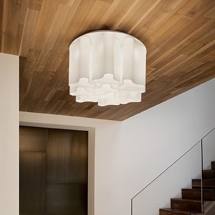 PLAFONIERA COMPO PL6, ALB, DESIGN MODERN, IDEAL LUX
