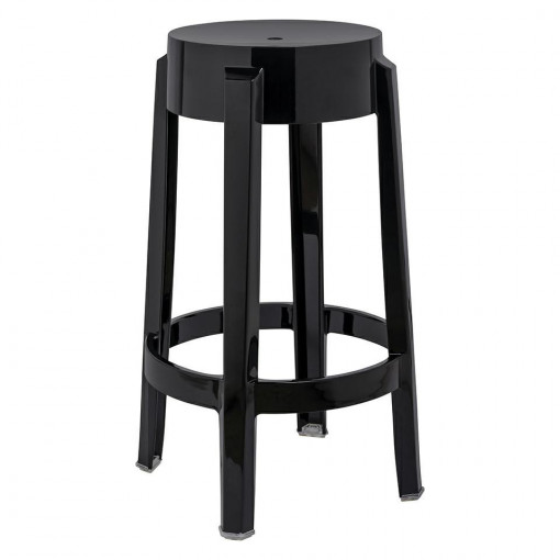 SCAUN DE BAR NEGRU HOKER CHARLES 75, STIL MODERN