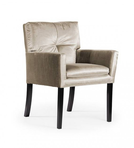 SCAUN DINING HAVANA, BEJ/NEGRU, STIL CLASIC