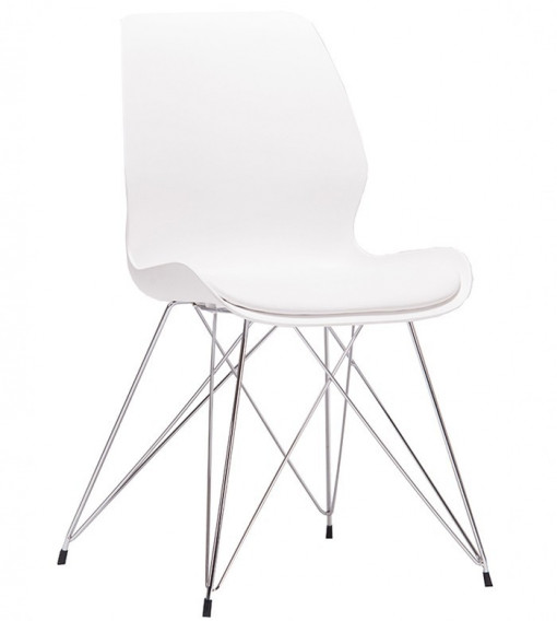 SCAUN PENTRU SALI DE CONFERINTA TORONTO ALB DESIGN SCANDINAV