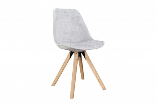 SET 4 SCAUNE STEJAR/GRI SCANDINAVIA 36215 - DESIGN SCANDINAV